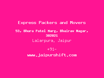 Express Packers and Movers, Lalarpura, Jaipur