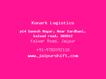 Konark Logistics, Kalwar Road, Jaipur