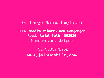 Om Cargo Maina Logistic, Mansarovar, Jaipur