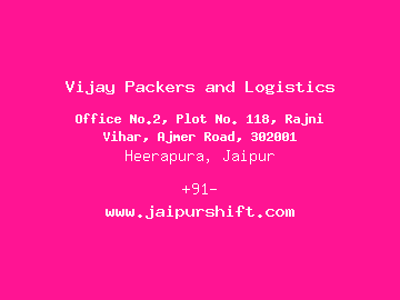 Vijay Packers and Logistics, Heerapura, Jaipur