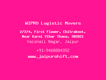 WIPRO Logistic Movers, Vaishali Nagar, Jaipur